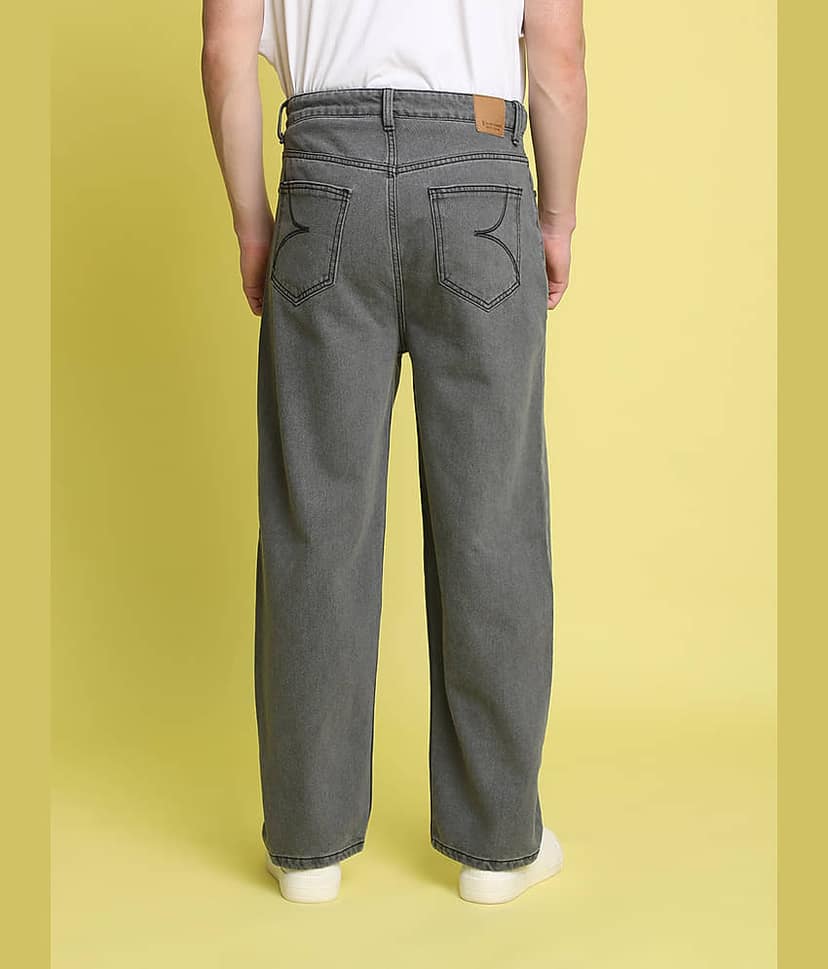 Bene Kleed Solid Men's Jeans - Grey ( Pack of 1 ) view 4