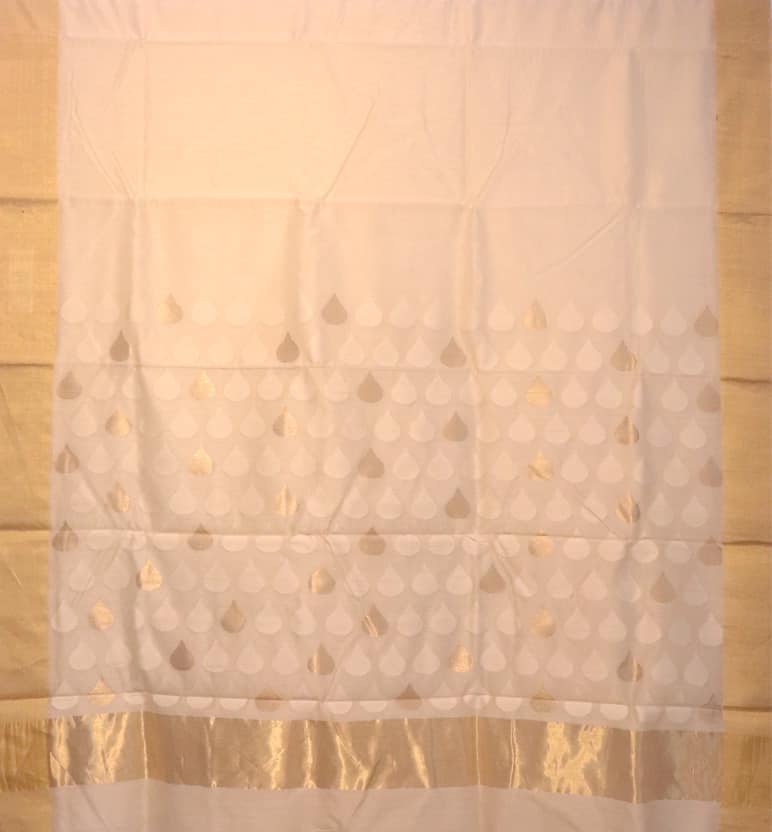 Handloom Chanderi Silk Cotton Saree view 2