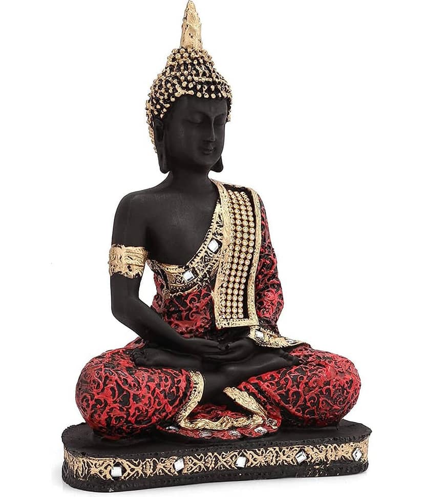 BECKON VENTURE Samadhi Buddha Showpiece 22 cm - Pack of 1 view 2