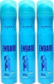 Engage Bodylicious Deodorant Spray Spell For Women, 165 Ml (Pack Of 3)