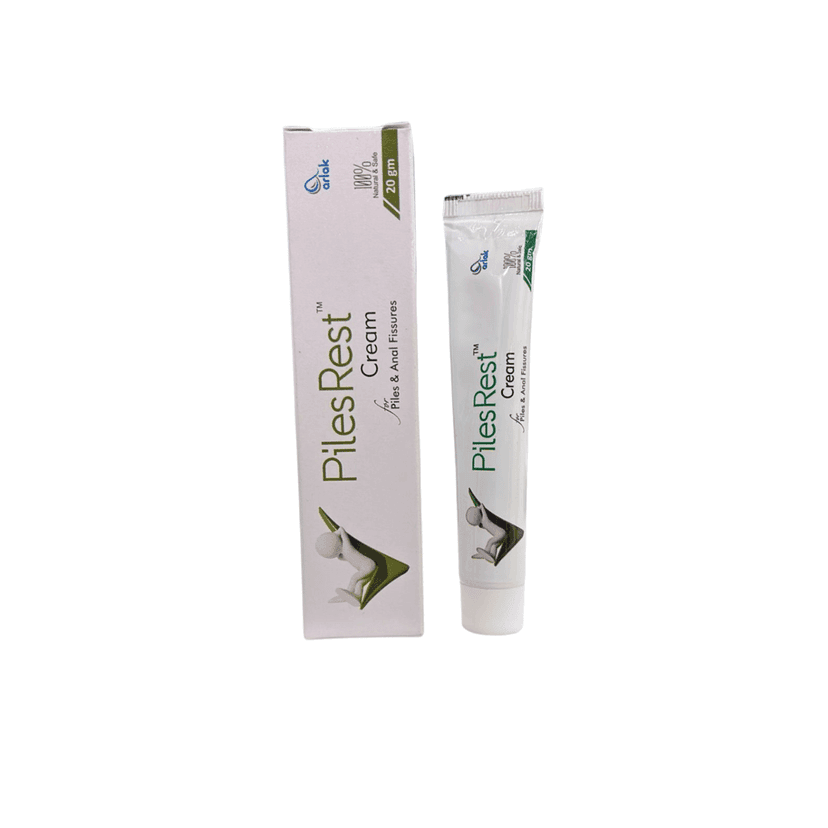 Arlak Piles Rest Ayurvedic Cream Piles Relief Bawasir & Aids Digestion for Men & Women (20 g)