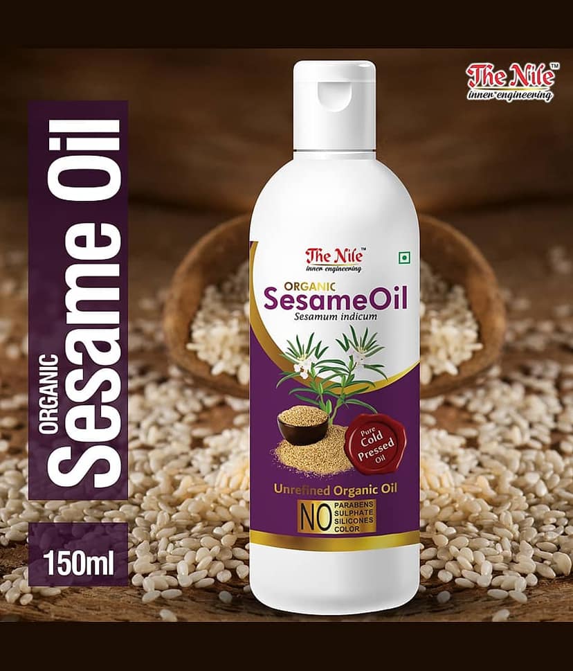 The Nile Sesame Oil 150 ML + Olive Oil 200 ML Hair Oil 350 mL Pack of 2 view 2