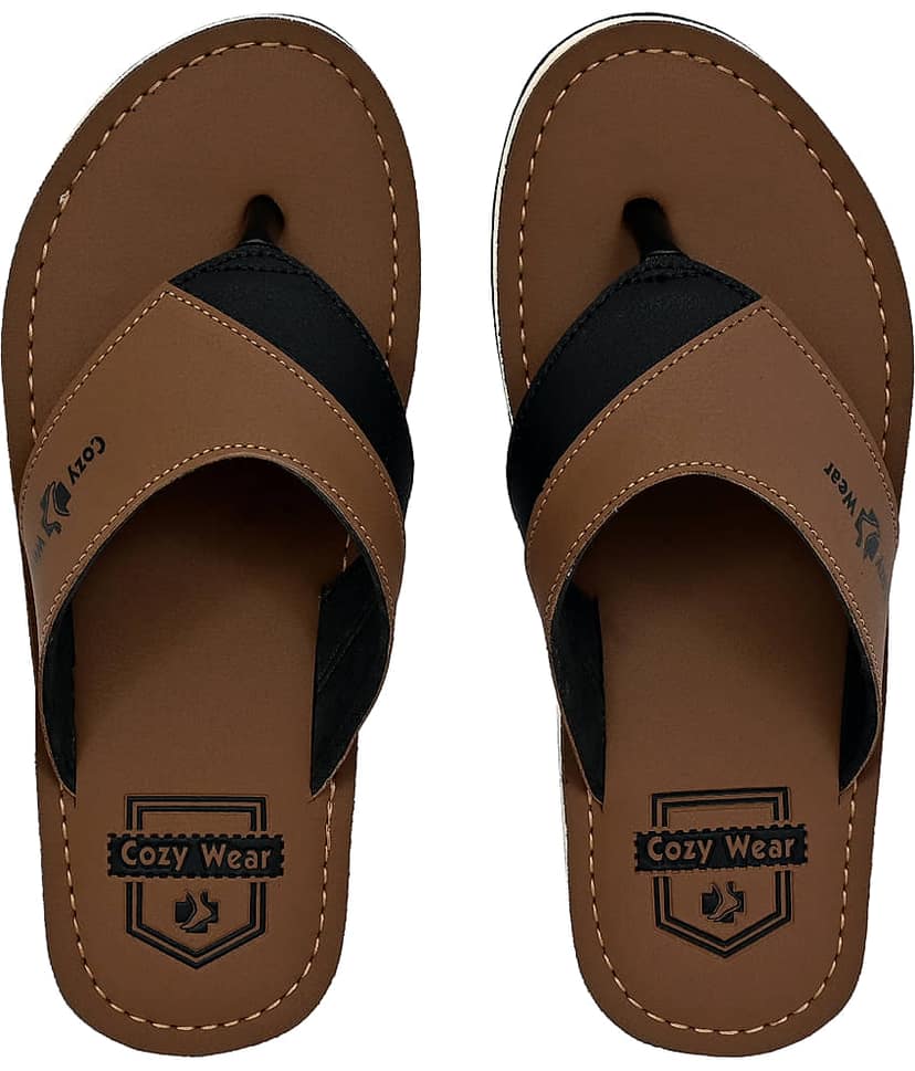 Cozy Wear Green Men's Daily Slipper