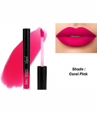 Beauty Women Pink Matte Long Lasting Liquid Lipstick ( Pack of 1 )