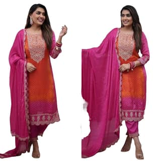 Ready to wear indian salwar kameez Dupatta for women anarkali designer pakistani dresses Festival 3 piece