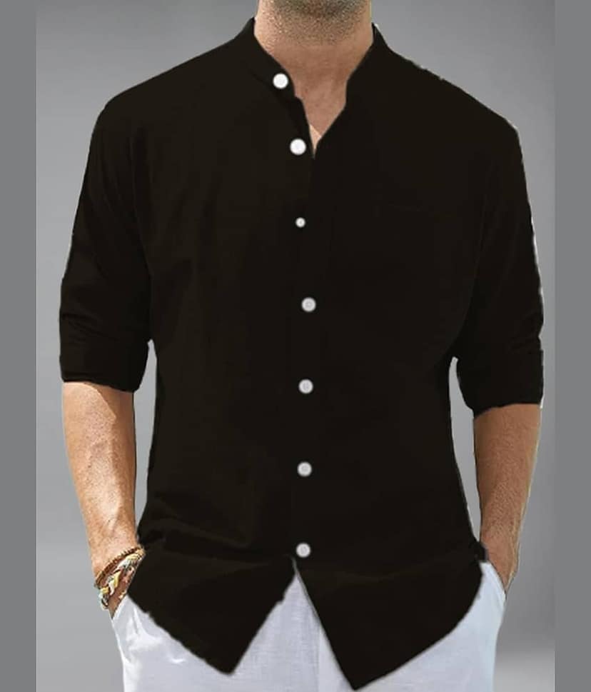 Apektra Cotton Blend Slim Fit Solids Full Sleeves Men's Casual Shirt - Coffee ( Pack of 1 )