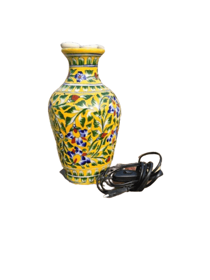 Blue Pottery Table Lamp