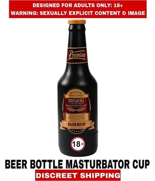Premium Quality New Sexy toy Beer Bottle Cup Pussy Masturbator Cup Fleshtight For Men