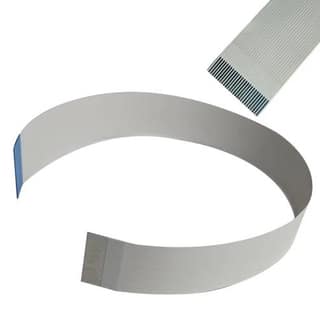 28 Pin 0.5mm Pitch 152mm Same Side Connection FFC Ribbon Flexible Flat Cable