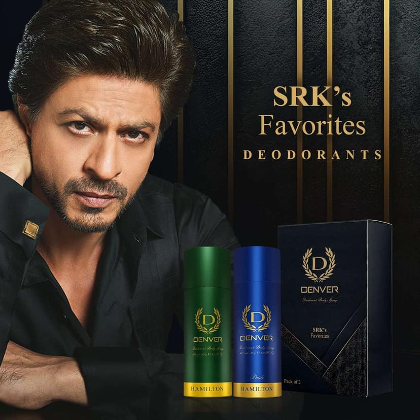 Denver Pack of 2 SRK's Favorite Deos Pack - (Hamilton & Pride) - 200ml Each view 2