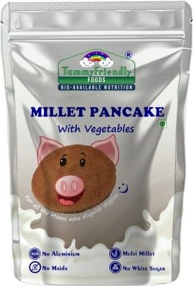 TummyFriendly Foods Millet Pancake Mix - Veggies, Dates, Nuts, Healthy Breakfast, 150 gm Each Cocoa Powder (Pack of 2) view 2