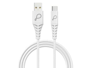 Pebble PBAC30 30W Fast Charging USB-A to Type-C Cable - White