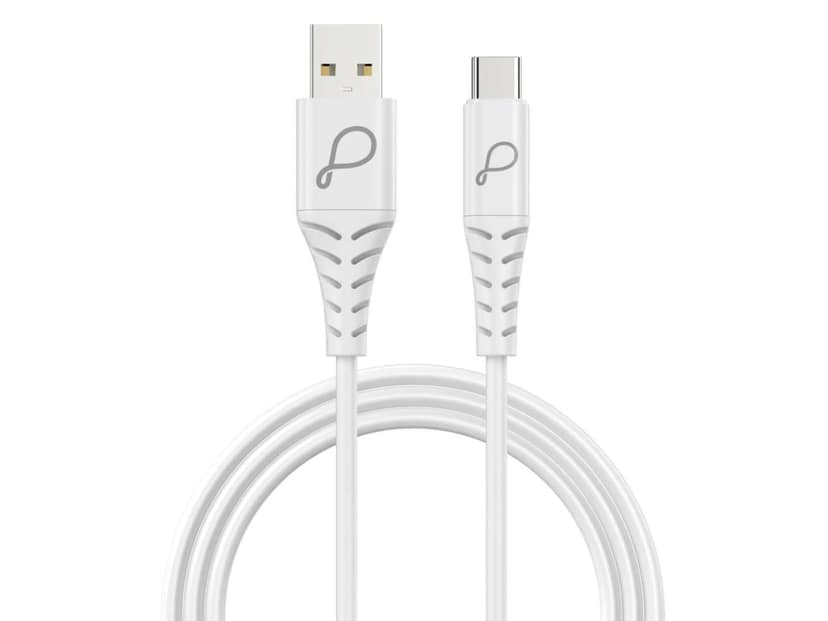 Pebble PBAC30 30W Fast Charging USB-A to Type-C Cable - White