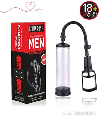 Premium Quality Manual Vacuum Suction Penis Pump for Men-DLX DRAGON