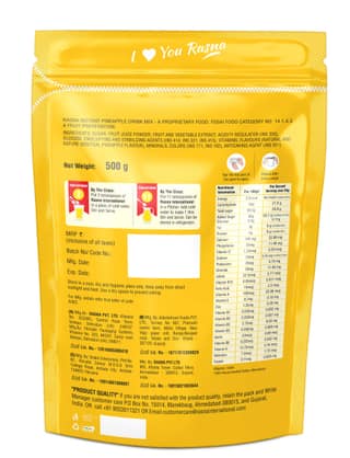 Insta Fruit Preparation 500g Pouch, Pineapple