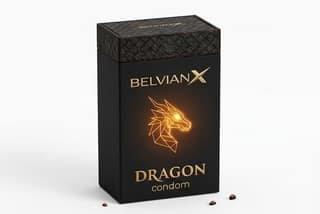 BelvianX Premium Size Dragon 6 Inch Condom For Men | Dragon condom 6 inch big size 1 Pcs.