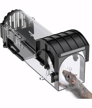 RAMDEV ENTERPRISE Rat Cage for House Garden Patio, 32 cm Humane Enlarged No Kill Reusable Catch and Release Smart Rat Catcherfor Home, Rodent for Mice, Pets, Rodents