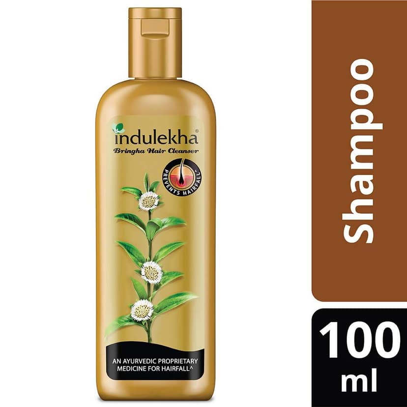 Indulekha Bringha Shampoo, Proprietary Ayurvedic Medicine for Hair Fall, 100 ml