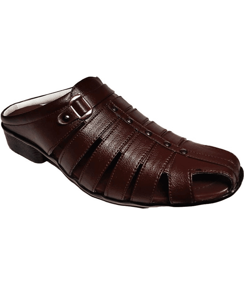 RAGE GAZE - Brown Men's Sandals