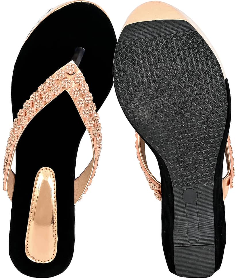 Altek Gold Women's Slip On Heels view 2