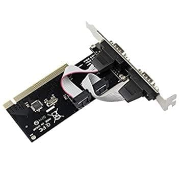 PCI Serial Card (9 Pin) Network Interface Card (Black) view 2