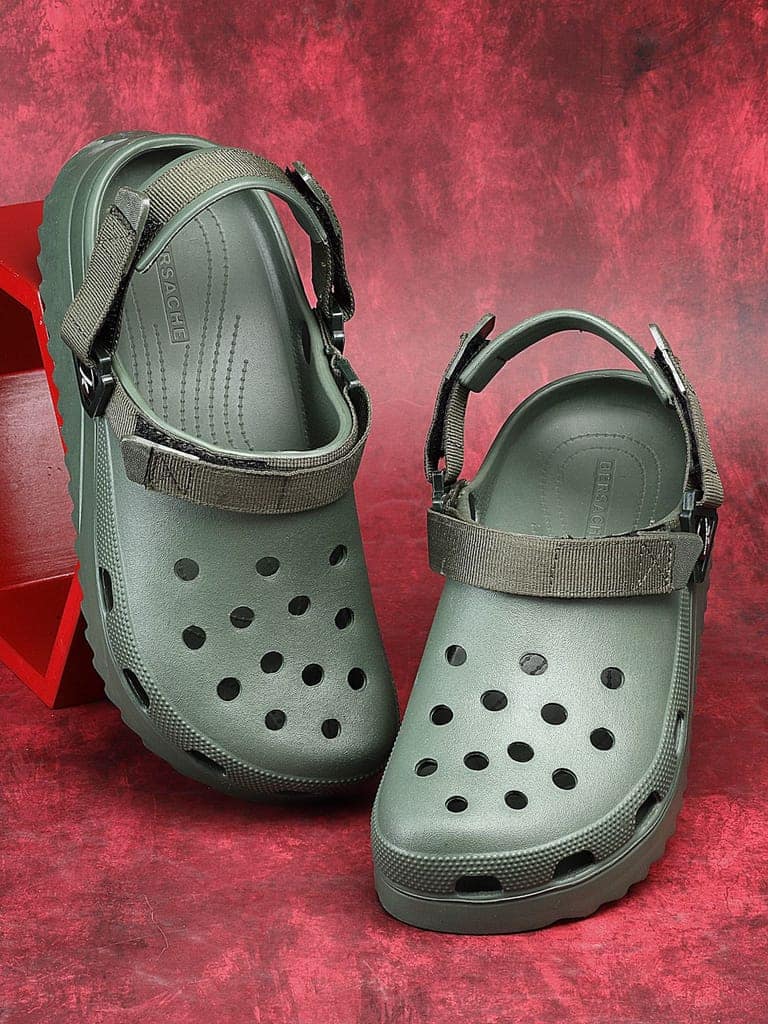 Bersache Extra Soft Classic Casual with Back Strap Regular wear with Ultra Soft & Flexibility Technology Clog for Men's