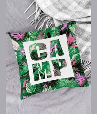 Houzzcode - Water Repellent Green Polyester Pillow Covers 40x40x3 ( Pack of 1 )