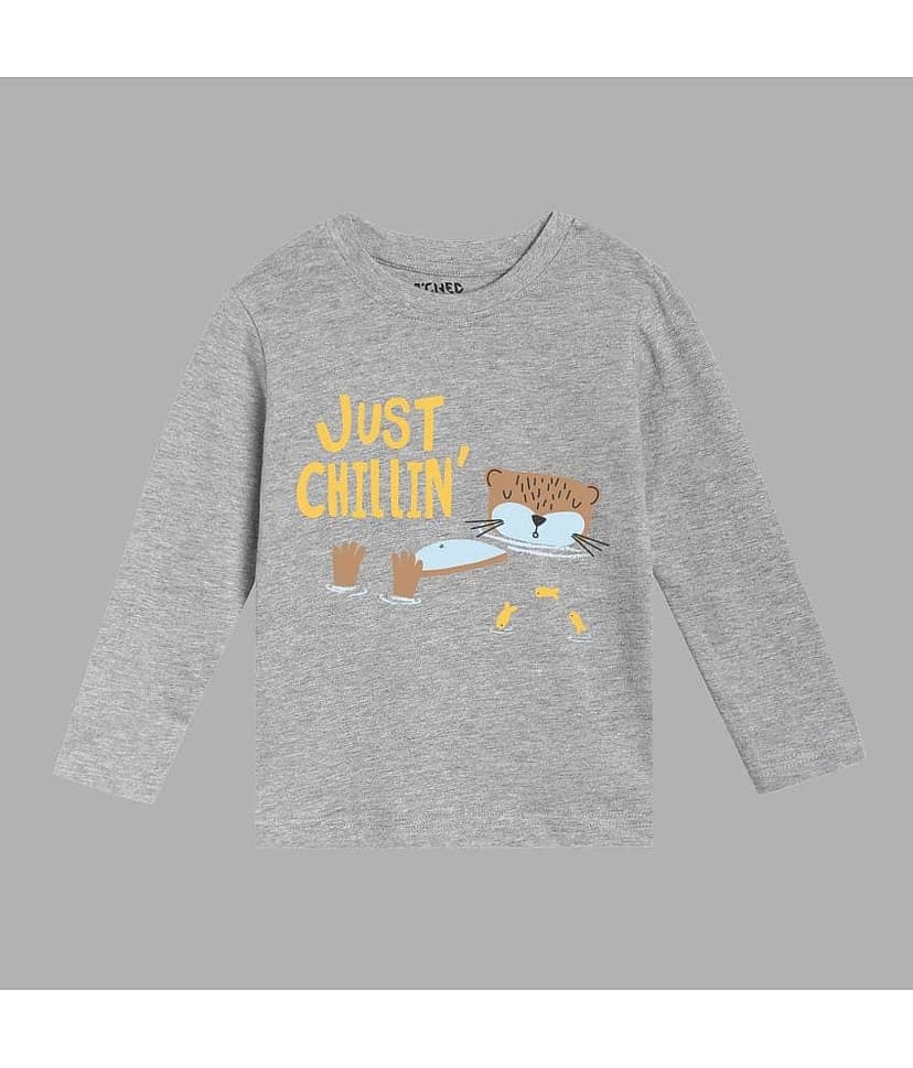 ETCHED DESIGN Pack of 1 Boys Cotton T-Shirt ( Multicolor ) view 4