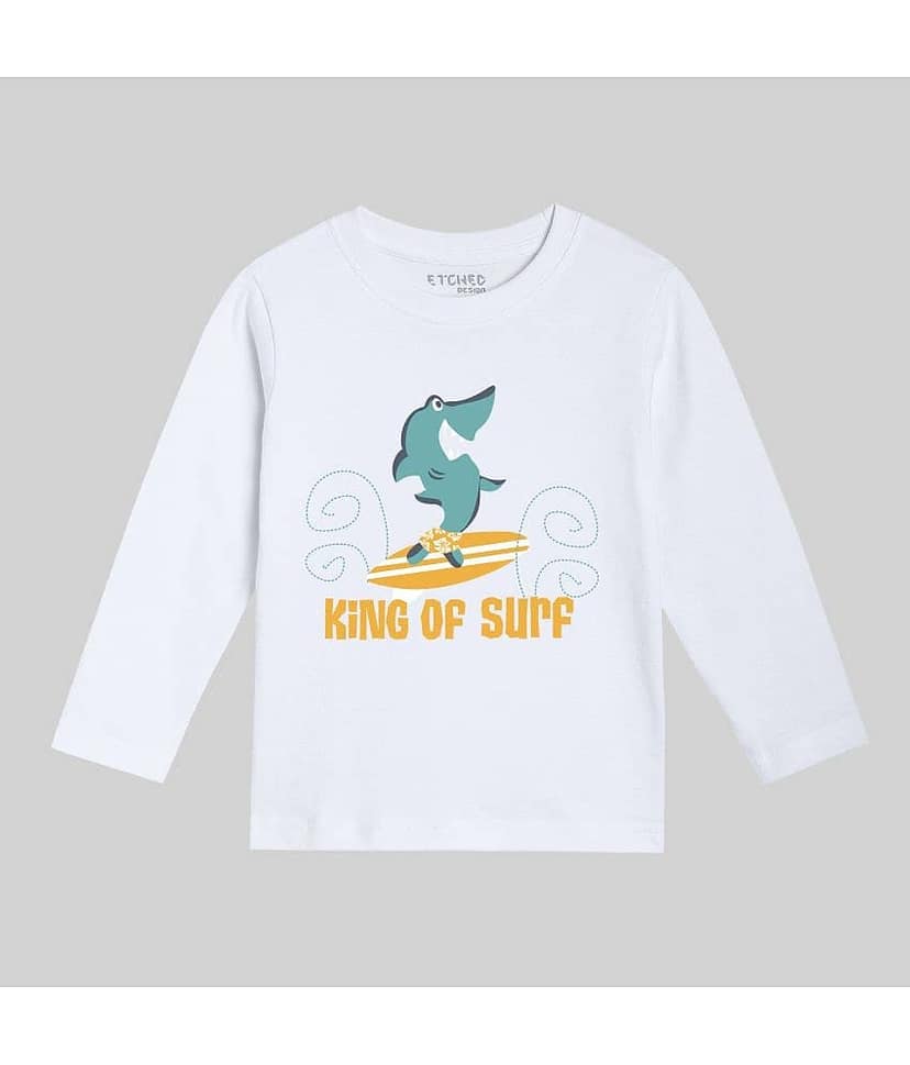 ETCHED DESIGN Pack of 1 Boys Cotton T-Shirt ( Multicolor ) view 5