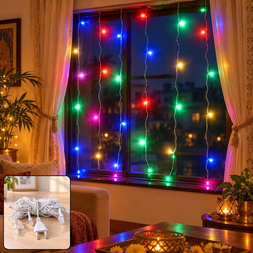 Multicolor LED String Light Series for Diwali and Festival Decor (9 Mtr) view 3