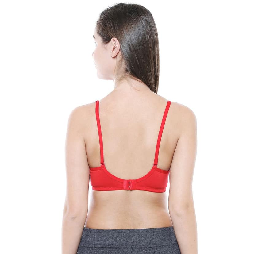 Bodycare Women Cotton Full Coverage Non Padded Regular Bra Pack - 2 E5554PURE view 4