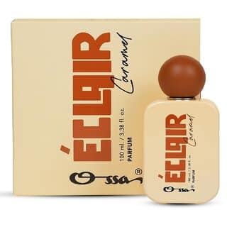 Ossa Gourmand Eclair Caramel Parfum Unisex Perfume 100ml | Premium Long lasting Fragrance For Men And Women With Mandarin, Cacao, Rosewood, Caramel & Vanilla Notes | Memorable Gift for All Occasions