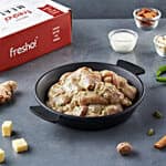 Fresho Chicken Malai Tikka - Fresh & Juicy, Marinated, Ready To Cook, 500 g (22-28 pcs 15-20 g each)