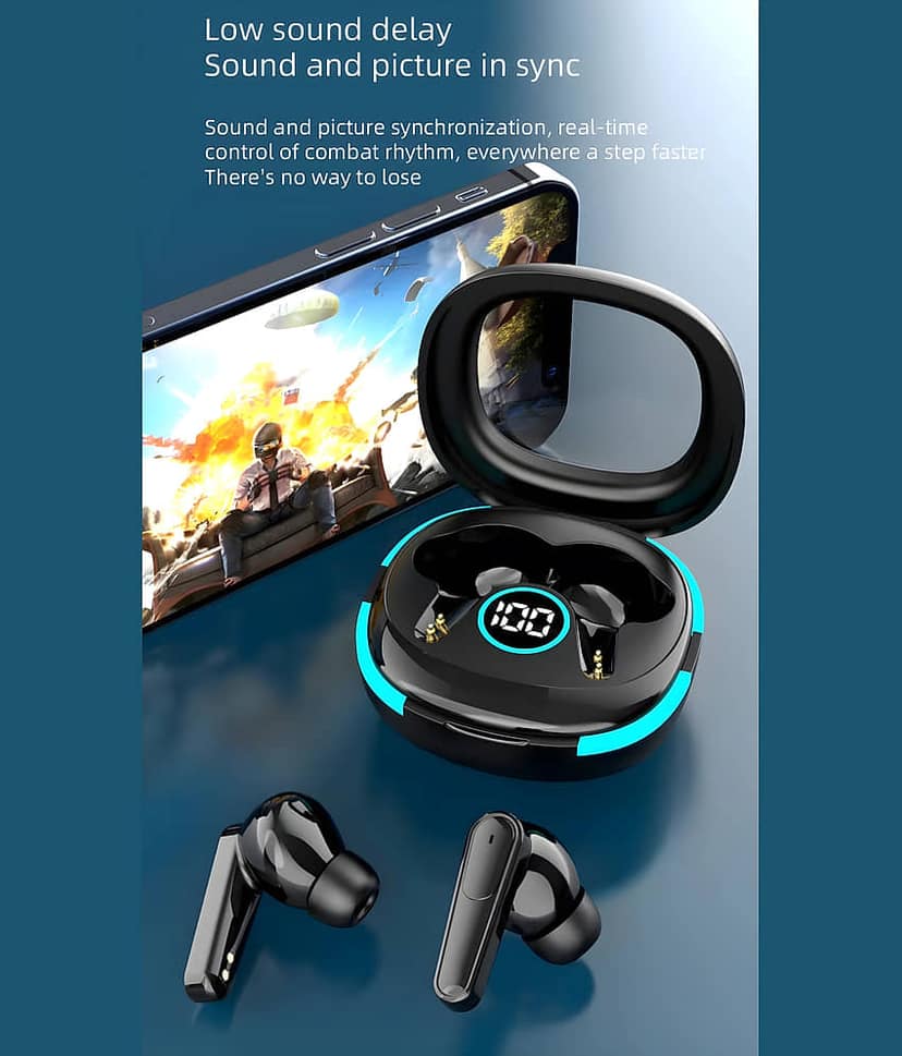 VEhop PLUS 50 Bluetooth True Wireless (TWS) In Ear 40 Hours Playback Fast charging,Powerfull bass IPX4(Splash & Sweat Proof) Black view 2