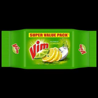 Vim Dishwash Bar - Lemon, 200 G (Pack Of 4)