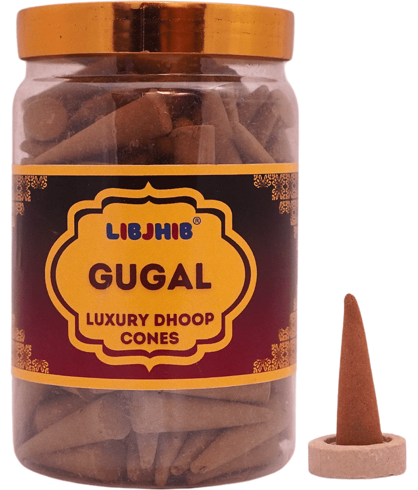 Libjhib Incense Dhoop Cone Guggal 200 gm ( Pack of 1 )