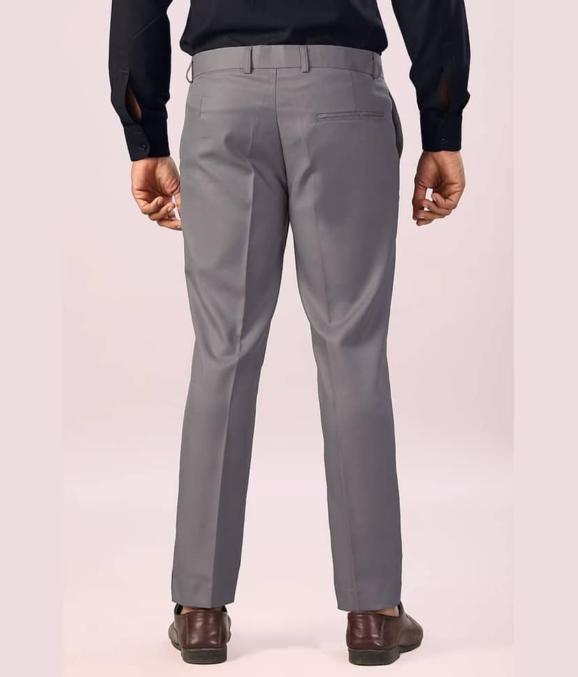 MOUDLIN Regular Men's Formal Trouser - Black ( Pack of 1 ) view 2