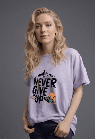 Tijuca Fashion women round neck half sleeves digital printed cotton blend t-shirts