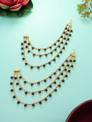 Morison Luxurious Kundan Jhumka Earrings Radiant and Traditional