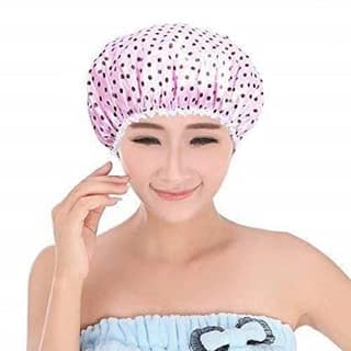 Elecsera Reusable Elastic Water Proof Shower Cap