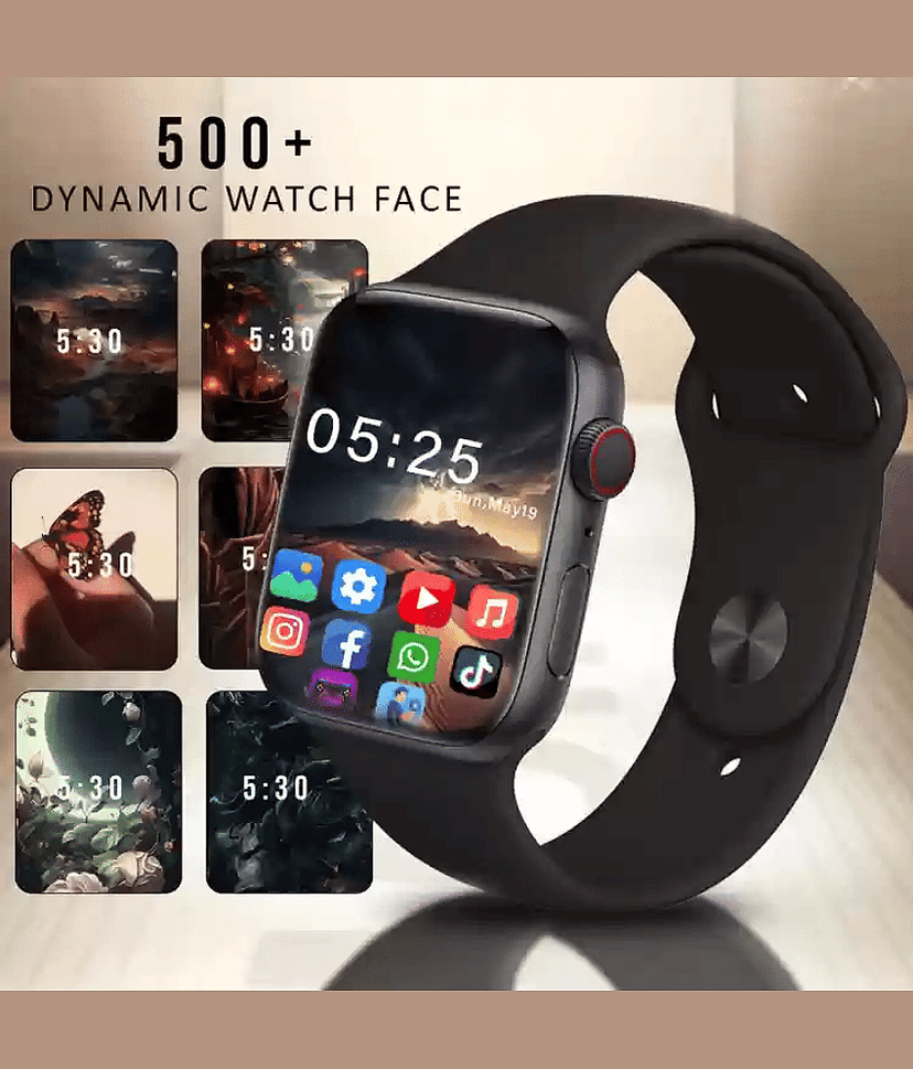 VENKAT ZONE IPS BT Calling Upto 1-2 days Smart Watch Black view 2