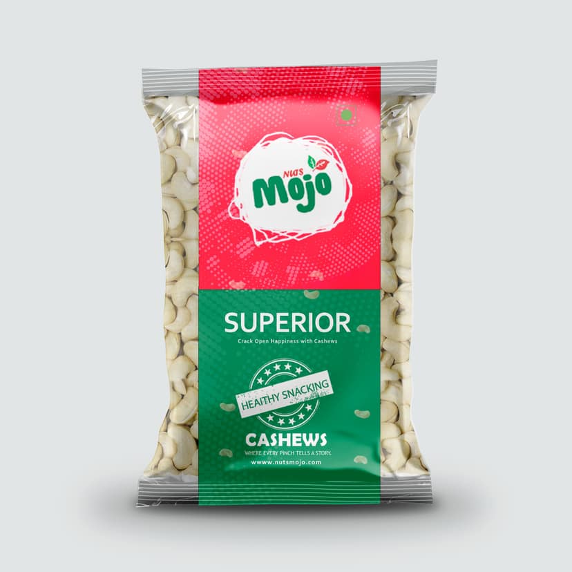 Nutsmojo Medium Cashew, 500 grams
