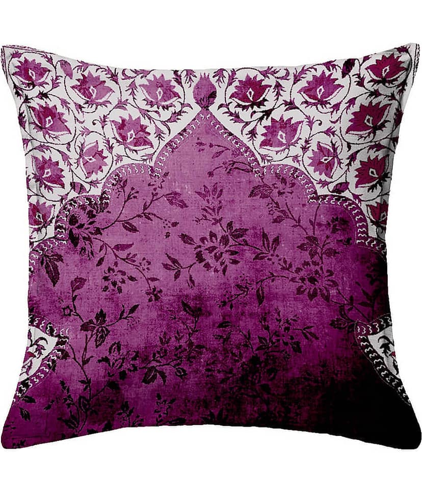 Houzzcode Single Purple Pillow Cover view 2