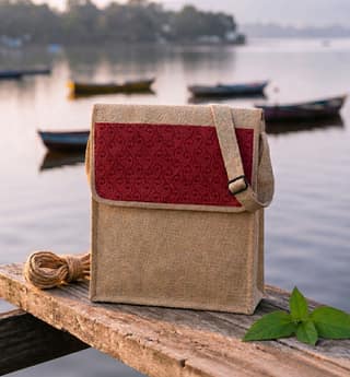 Handcrafted Jute Laptop bag