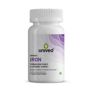 Unived Women Iron Capsules with Vitamin C - Blood and Energy