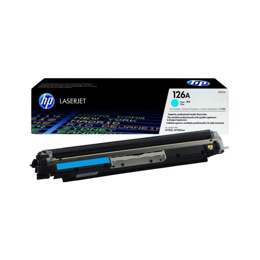 HP 126A Cyan Original LaserJet Toner Cartridge (CE311A) view 4