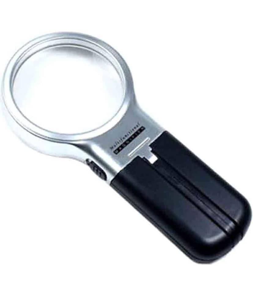 DIY Crafts Magnifying Glass LED Folding Stand Crafts 3X Illuminated Magnifier 3" Lighted view 2