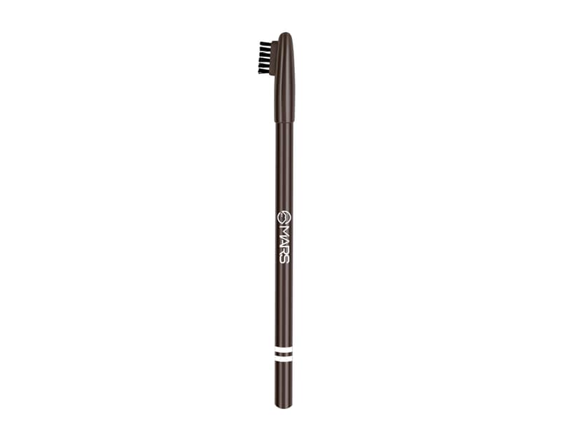 MARS Eyebrow Pencil With Spoolie, Long Lasting & Smudge Proof, High Pigmented Eyebrow Pencil 1.2 gm - Dark Brown view 2