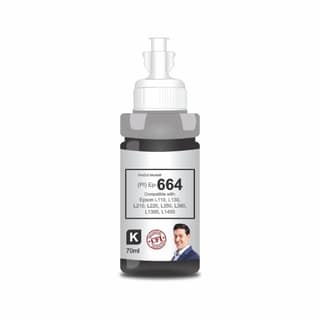 ProDot Ep-664 Inkjet Ink Refill Compatible with Epson L100, L130, L210, L220, L300, L310, L350, L355, L360, L380, L485, L565, L655, L1300, L1455 Ink Tank Printers