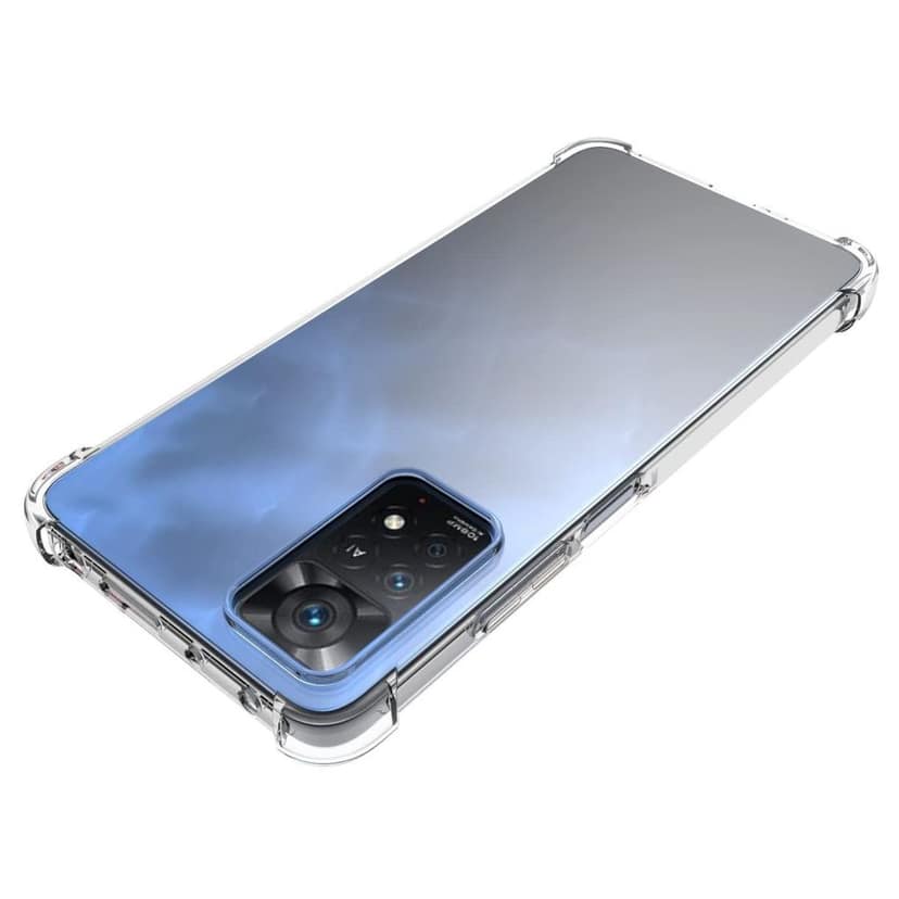 USTIYA for Redmi Note 11 Pro 5G Case Clear TPU Four Corners Cover Transparent Soft funda view 4